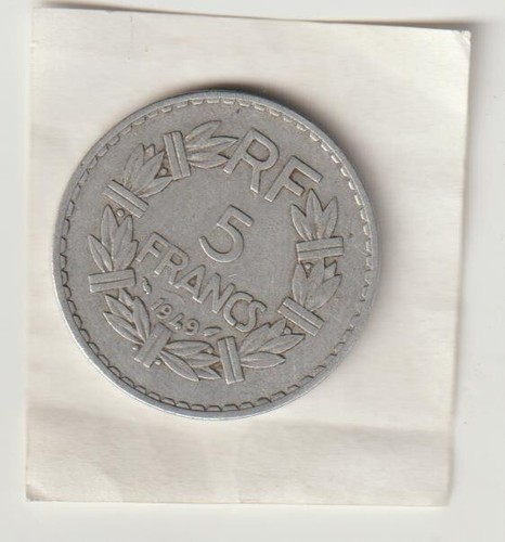 Münze francs 1949 - münze,