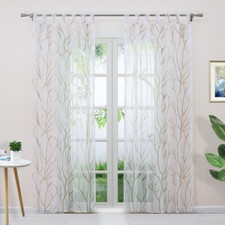 Transparent Gardinen mit