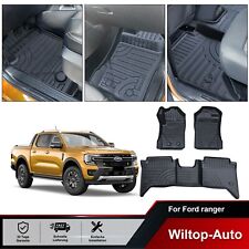 TPE Fußmatten Gummimatten Set Für Ford Ranger T9 2023-2025 Raptor Wildtrak DE