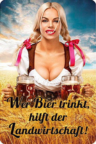 Wer bier trinkt hilft - hilft, der