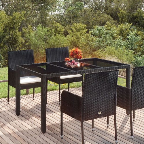 Gartentisch mit glasplatte - mit,