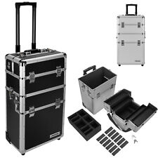 anndora® 2 in 1 Werkzeug Alu Trolley 60 L Werkzeugkoffer Handkoffer Unterteilung