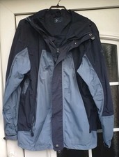 Regenjacke Outdoor Kapuzenjacke Grösse M blau Windjacke Herrenjacke Wetterjacke