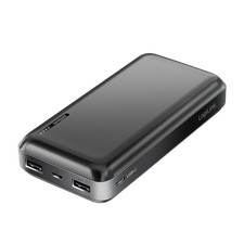 Powerbank 20000mAh USB-C USB-A Schnelllader Handy Smartphone Power-Bank schwarz