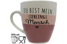 Jumbo Tasse XXL 970 ml "Du