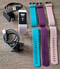 *** FITBIT Charge 2, Display NAGELNEU, Gr. -L-, 4 Armbänder, 2 Ladekabel