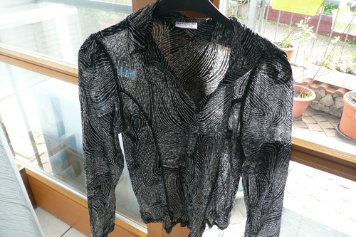Bluse mit zebraprint - bluse,