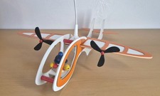 Pendelleuchte Flugzeug mit "Joe" weiss/orange von Elobra 125557