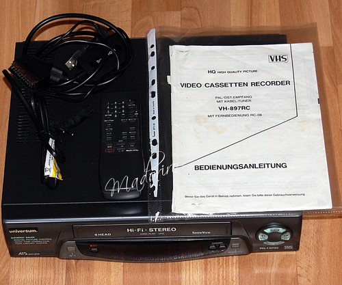 Vhs video recorder der - der, marke