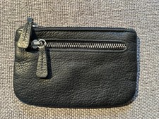 Bree Schlüsseltasche, Leder, schwarz