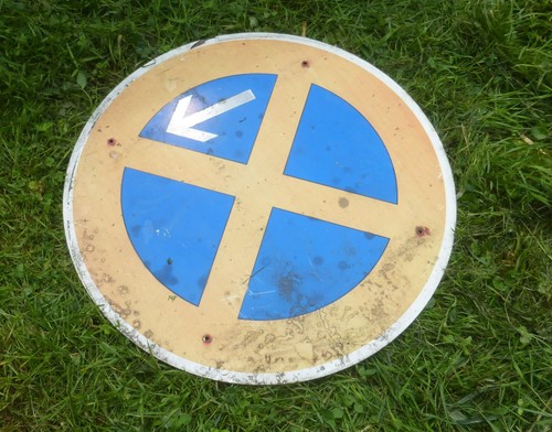 Altes verkehrsschild schild - altes,