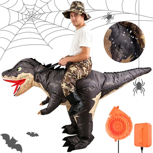 Rex kostüm aufblasbare - 1x, t-rex-kostüm