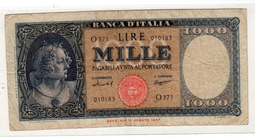Italien italy italia banknote - italy,