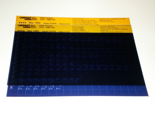 Microfich ersatzteilkatalog - microfich,