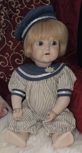 Vollporzellan sammler puppe - vollporzellan, sammler-puppe