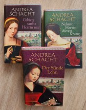 3x Andrea SCHACHT historischer Roman / Herrin - Kranz - Sünde / ungelesen