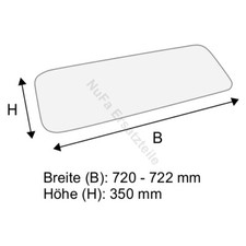 Dachscheibe für Linde H12 H16