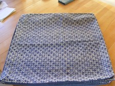 3 x IKEA DAGGRUTA Kissenbezug weiß/blau 50x50 Kissenhülle m.Reißver Kissen Deko