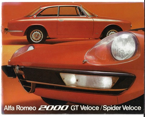Alfa romeo 2000 veloce - romeo,