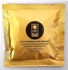 100 pads E.S.E. 44mm 🇮🇹 Italien Espresso Kaffee mit Ginseng