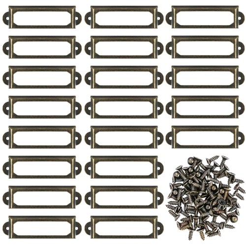 Etikettenhalter metall bronze - etikettenhalter,