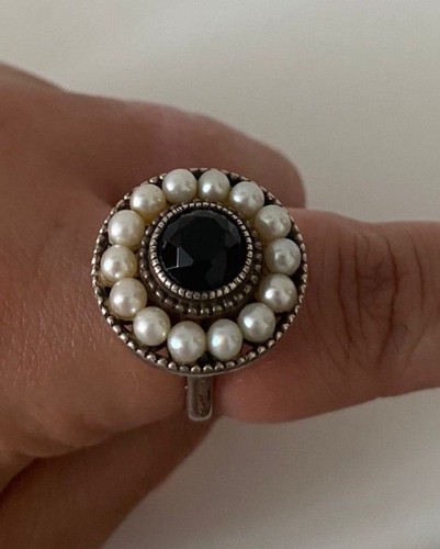 Tiffany onyx perlen ring - perlen,