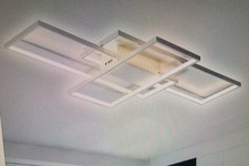 LED Deckenleuchte 60W Dimmbar Fernbedienung Deckenlampe Wohnzimmer Rechteckig