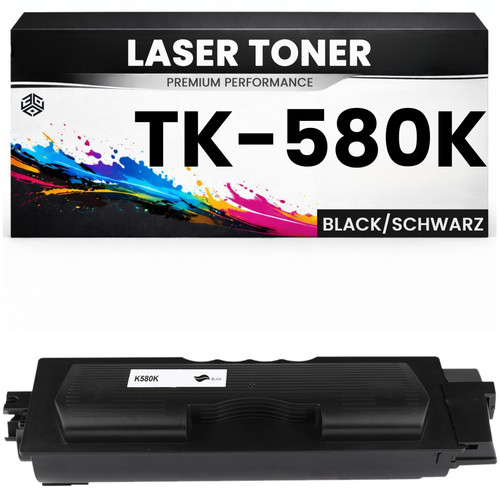 Toner 580k schwarz - toner, tk-580k