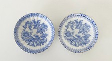 Tuppack Tiefenfurt Vintage Konvolut 2 x Untertasse für Kaffeetasse China Blau