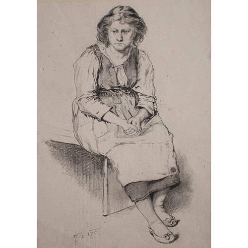 Frauenporträt frau tracht - in,