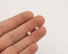 Diamant ohrstecker paar - ohrstecker,
