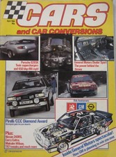 Cars & Car Conversions magazine April 1984 featuring Opel Manta