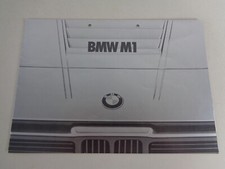 Prospekt / Faltprospekt BMW M1 von 02/1978