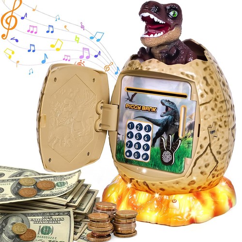 Dino spardose mit passwort - spardose,