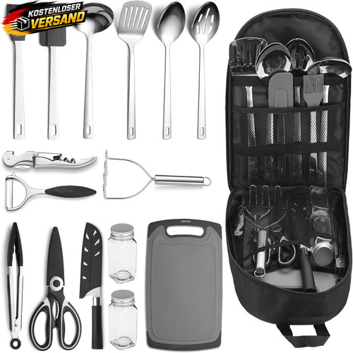 Camping kochutensilien set - camping,