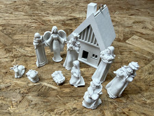 Krippenfiguren Set 11-teilig