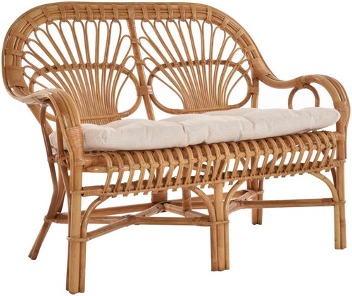 Rattanbank 50er 60er - rattanbank,