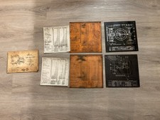 Konvolut Hinweis Blech Schild Schmierübersicht Kran T174 Weimar Fortschritt