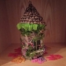 ?Wichtelhaus Feenhaus Landhaus Lichterhaus Teelichthaus gebast. Weihnachten ?