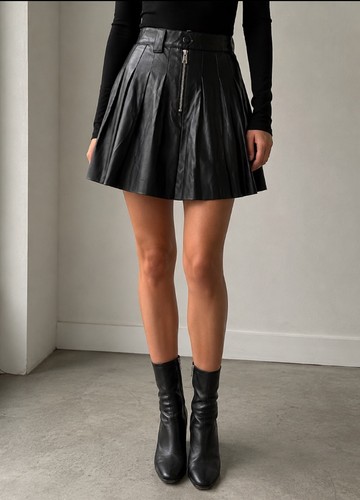 Bershka skirt leather size - size, s