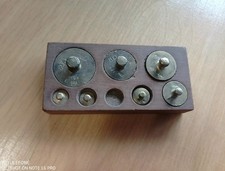 Altes Gewichtset für Waagen