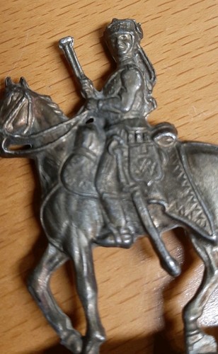 Alte zinnfigur reiter auf - alte,
