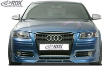 RDX Frontspoiler für AUDI A3 8P Sportback & Facelift Frontlippe Vorne Ansatz ABS