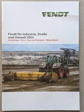 FENDT 200 300 500 700 800 900 Grünpflege Forst Bau Kommunal Traktoren Prospekt