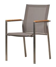 Edelstahl Stapelstuhl Girona