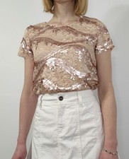 Daphnea Paris Pailletten-Top S