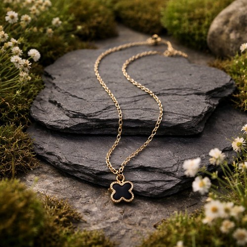 Damen halskette gold stainless - damen,