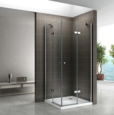 i-flair Duschkabine Eckdusche mit Eckeinstieg 6mm NANO ESG Klarglas 180cm Höhe