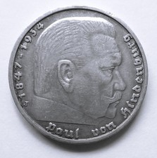 Münze 5 Reichsmark 1936 | Paul von Hindenburg 1847-1934