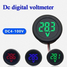 Dc 4-100V Auto Voltmeter Led